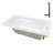 60'' x 32'' Acrylic Soaking Drop-In Bathtub, Drain Included-97545185