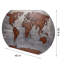 Grande carte du monde moderne d'art mural
