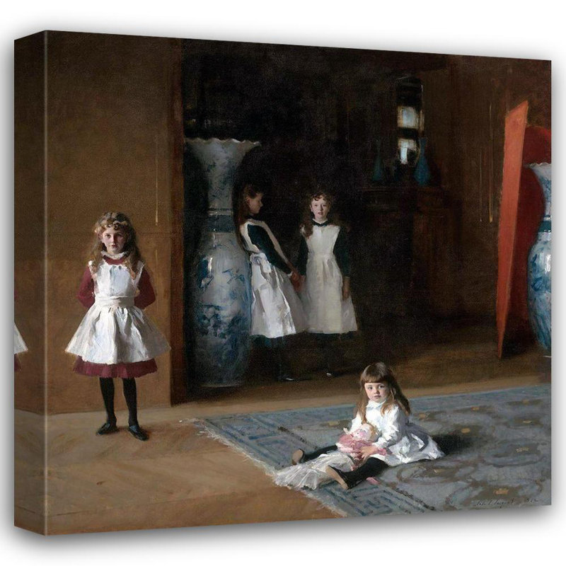 "Red Barrel Studio®" par Sargent, John Singer, art sur toile tendu The Daughters of Edward Darley Boit