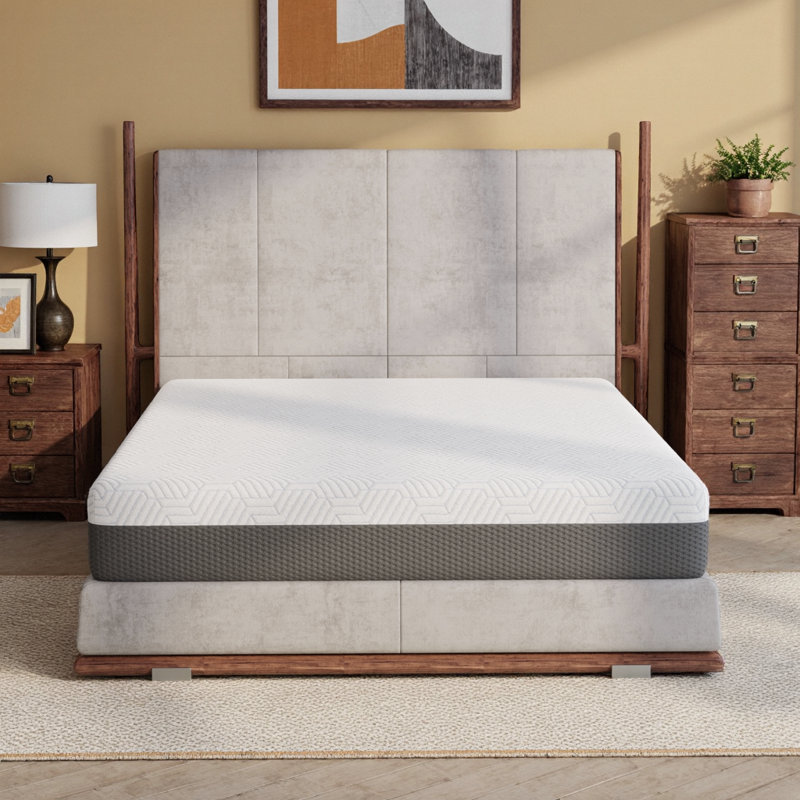 Matelas mi-ferme avec housse de refroidissement Omne Fria, Lit double, 10"