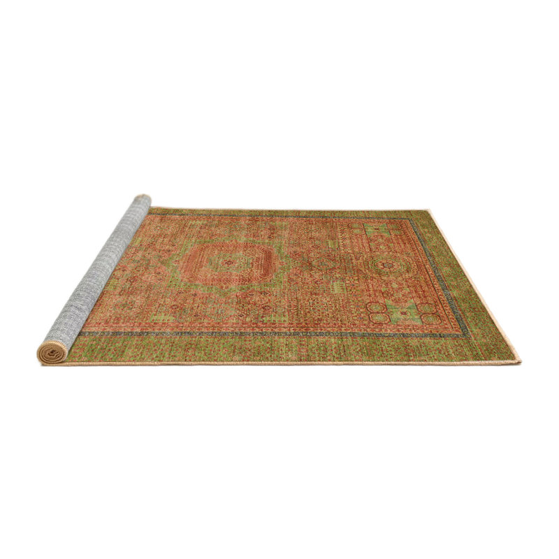 Tapis 100% abstrait lavable à la machine 1468, Rond 7 pi
