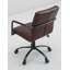 Chaise de conférence en cuir véritable Sanford-1803038954