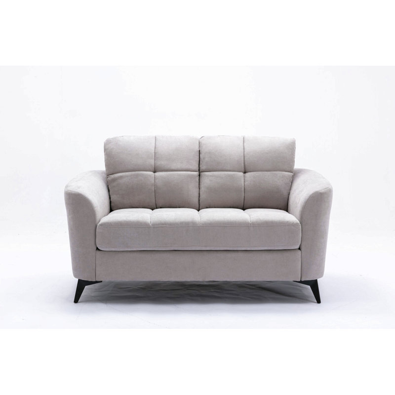 Causeuse en tissu 60 po, Grey