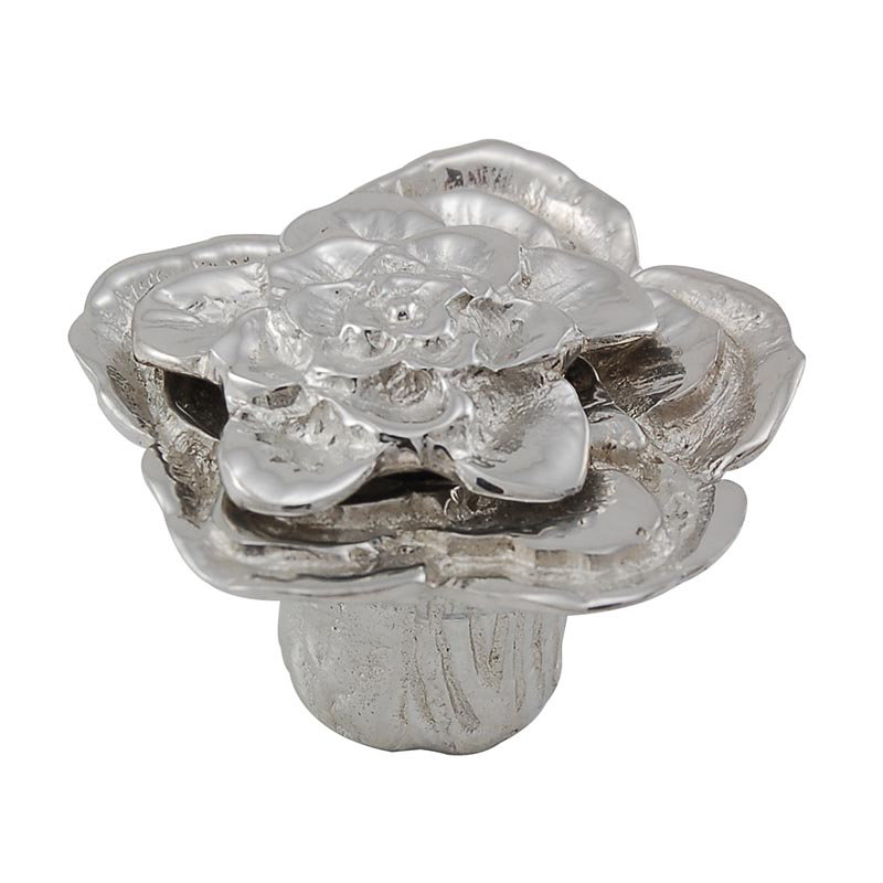 Carlotta Novelty Knob, Polished Silver
