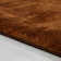 Prebe Rectangle Solid Colour Machine Woven Polyester Area Rug in Copper