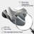 White Black Contemplative Abstraction - Abstract Modern Waves Cloud Shape Metal Wall Sculpture-103969499