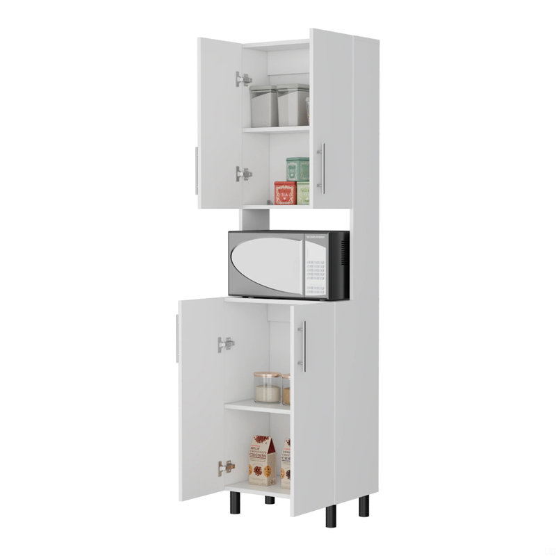 Garde-manger double avec rangement ouvert