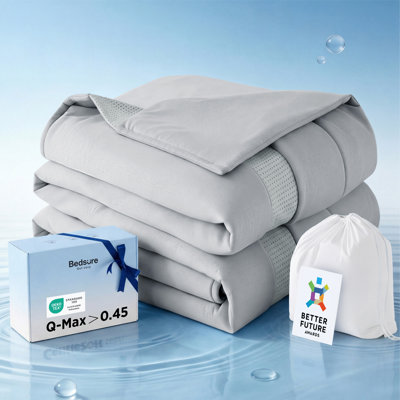 Édredon rafraîchissant et respirant Litsure 4X - Couvertures rafraîchissantes ultra-douces pour dormeurs chauds