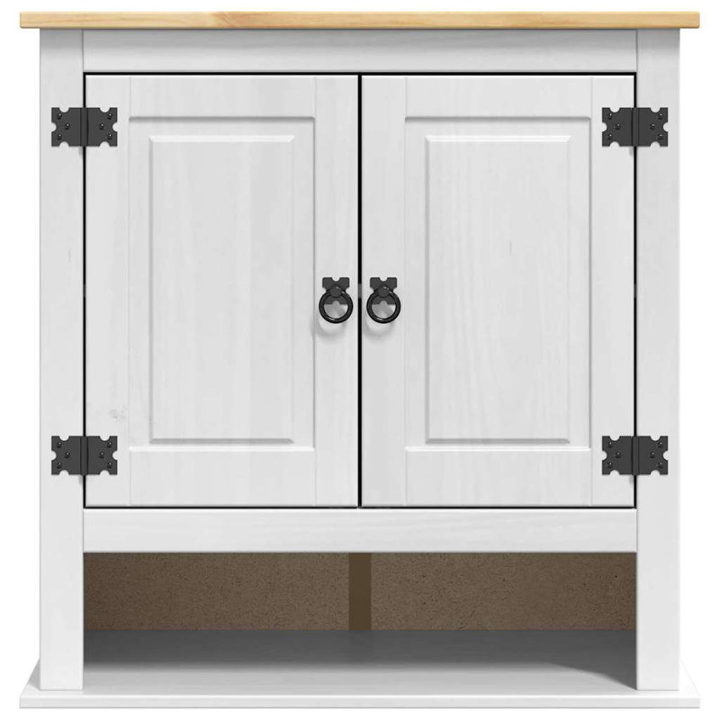 Solid Wood Wall Bathroom Cabinet