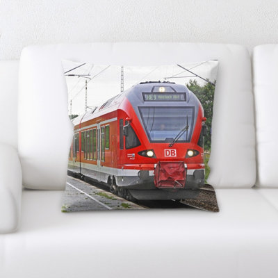 Train Throw Pillow