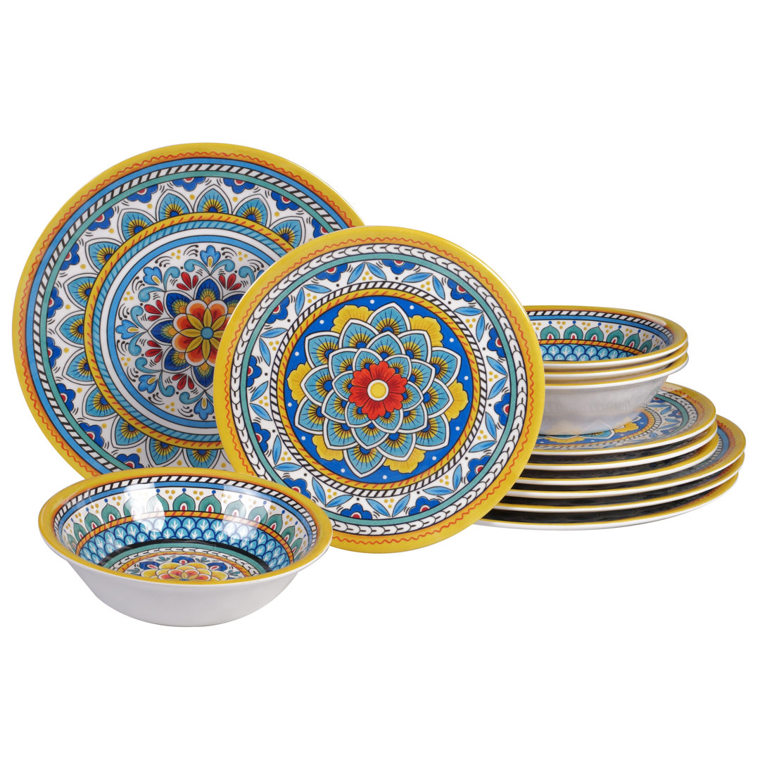 Certified International Portofino 12 Pc Dinnerware Set Certified International