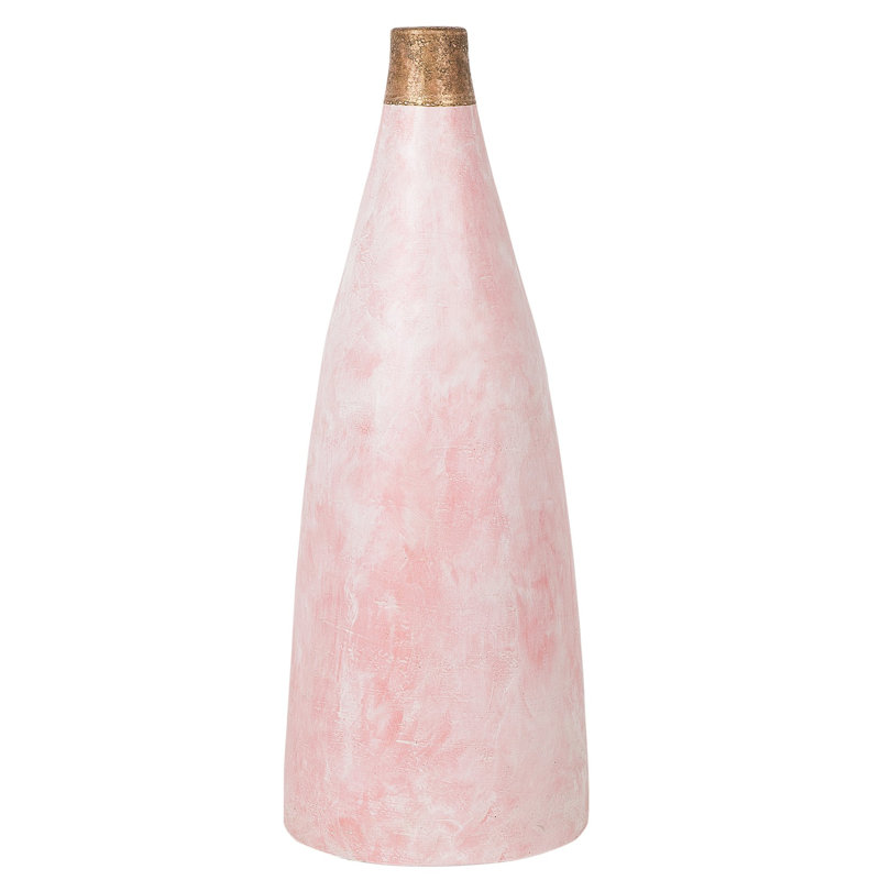 Rosie Ceramic Floor Vase, Pink