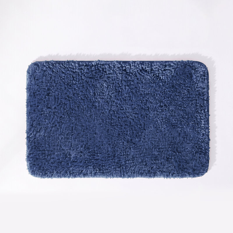 Jordan Microfibre Non Slip Bath Mat, Mid Blue