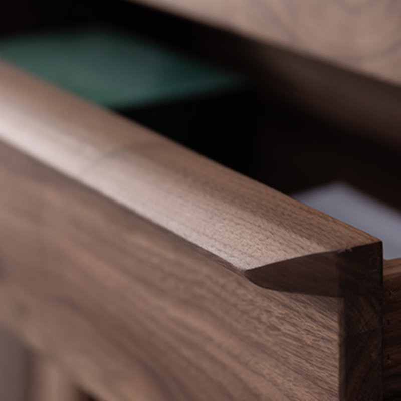 Pure solid wood bookcase