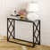 Wynnifred 42'' Glass Top Console Table