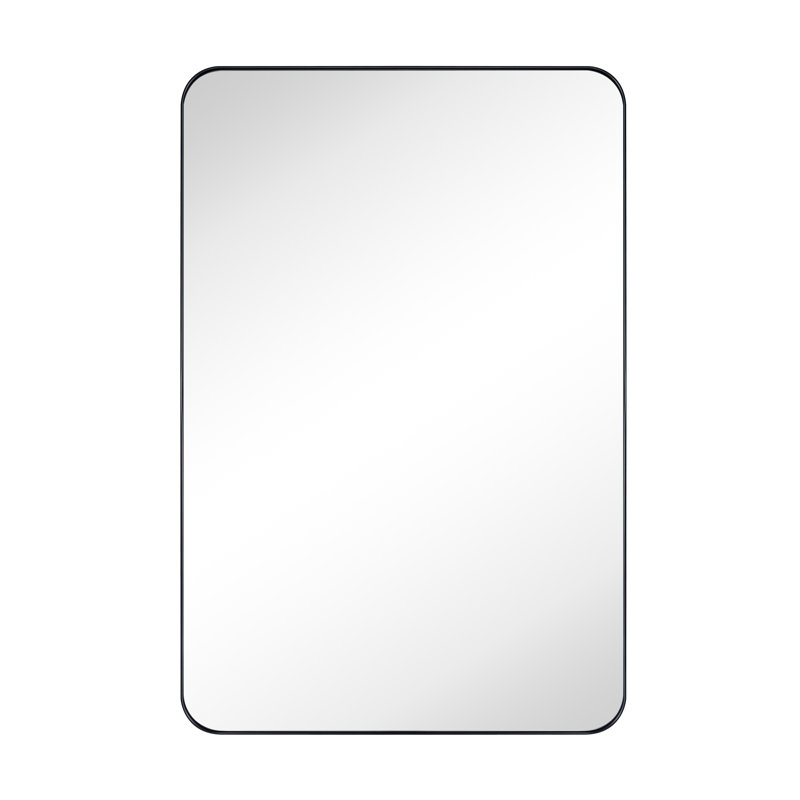 Miroir de salle de bain Kengston, Noir mat, 36 po x 24 po