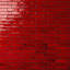 Emery Selenium Red 2X8 Hand Glazed Ceramic Wall Tile