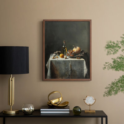 Reproduction encadrée FLORAL Series DCC XXXVII - bois massif