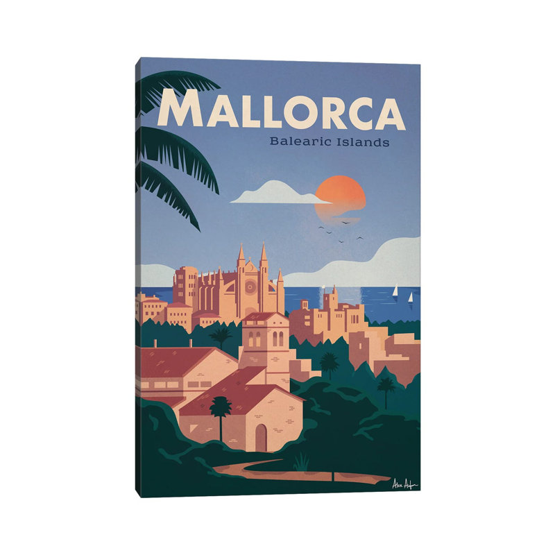 Mall Mall - reproduction sur toile tendue, H 12 po x l 8 po x P 0,75 po