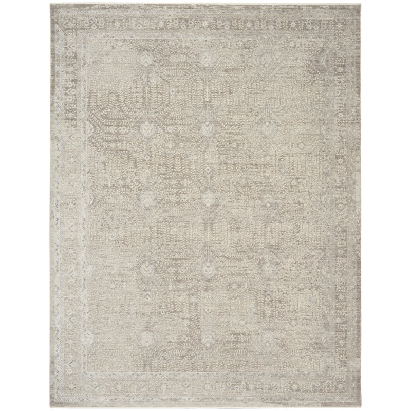 Altair 9' x 12' Beige Vintage Indoor Rug, Rectangle 9'" x 12'