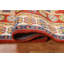 Tapis orange en laine Kazak noué à la main 5 x 8