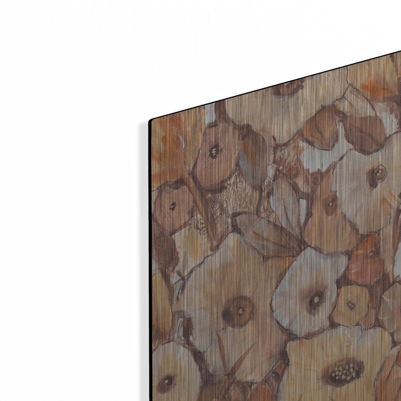 Art mural en métal luxueux «Umber Garden II» par Tim O'Toole