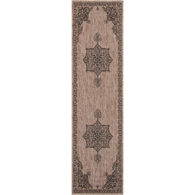 Tapis transitionnel Tollefson couleur chameau