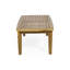 Outdoor Acacia Wood Rectangular Coffee Table, Teak, 43.25" W X 23.50" D X 17.00" H