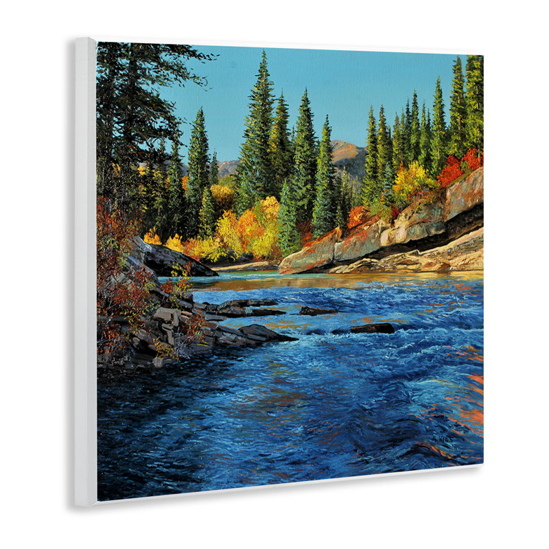 "Morning Rush River", art mural par Andrew Kiss