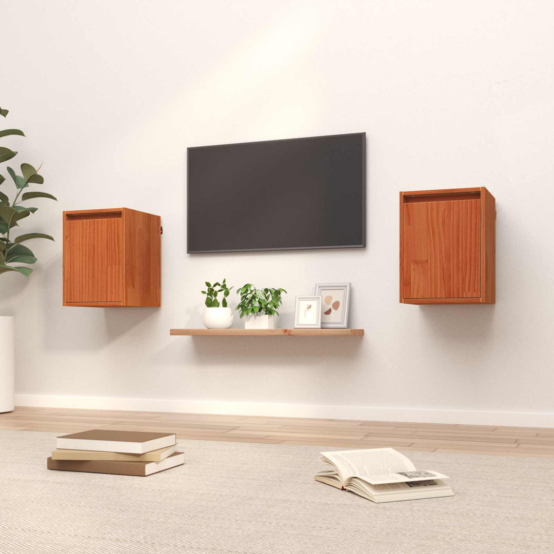 Wall Cabinet Hanging Storage Cabinet Wall Cupboard Solid Wood Pine