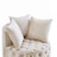 Chaise pivotante rembourrée et capitonnée-1780449057