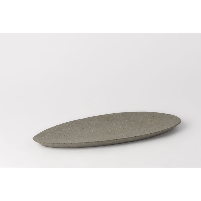 Williston Forge Pia Lava Stone Platter