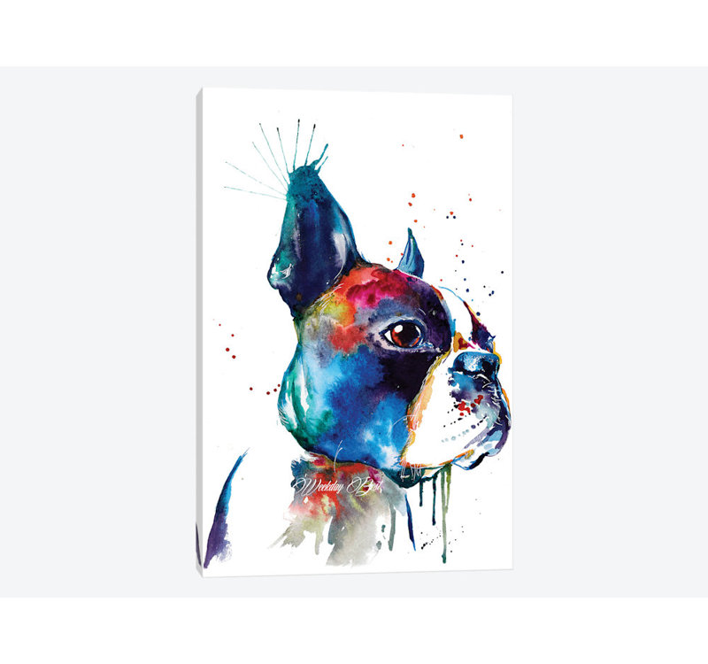 « boston », impression sur toile, H 40 po x l 26 po x P 1,5 po, Pas de tapis, Toile tendue