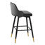 Swivel Velvet Upholstered Counter & Bar Stool With Solid Metal Frame-1929667214-1921254708-1912855099
