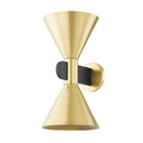 2 - Light Flush Mounted Sconce