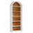 8-Tier Arched Bookshelf With Spacious Display Shelving, Elegant Design For Modern Home Decor And Storage-570764458-570764456