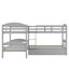 Lit simple en L avec lit gigogne-627344019