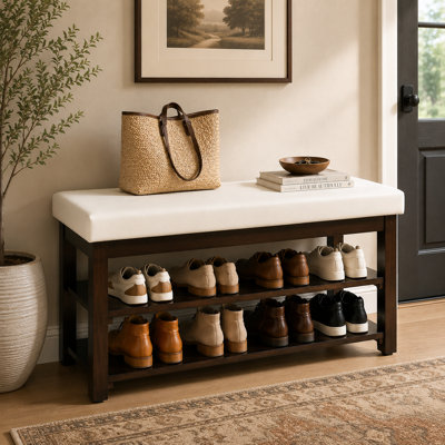 Banc de rangement pour chaussures 40 po