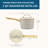 Farberware Forged Induction Ceramic Nonstick Sauce Pan, 3-Quart, Taupe