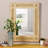 Mango Wood / Mdf / Cane Fitted  Mirror