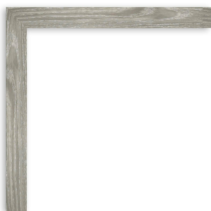 Miroir mural de salle de bain Dove Greywash, H 26,5 po x l 20,5 po