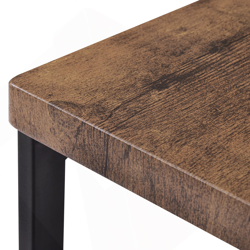 Ensemble de table de salle à manger à hauteur de comptoir avec 3 tabourets et ensemble de table de pub