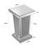 Table de bout en miroir avec incrustation de cristal, table d'appoint moderne, table d'appoint