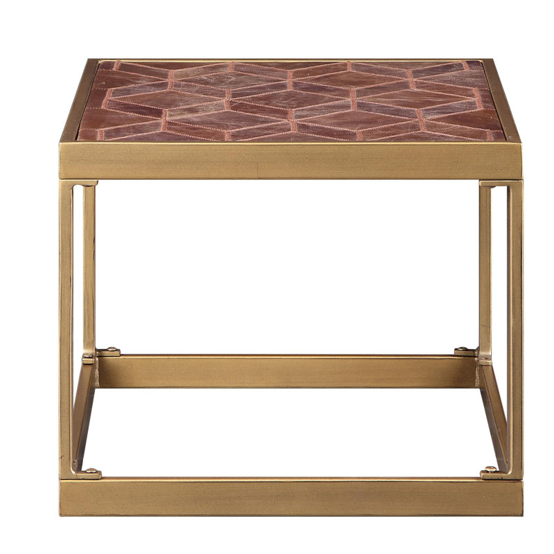 Stevenson Stainless Steel Top End Table