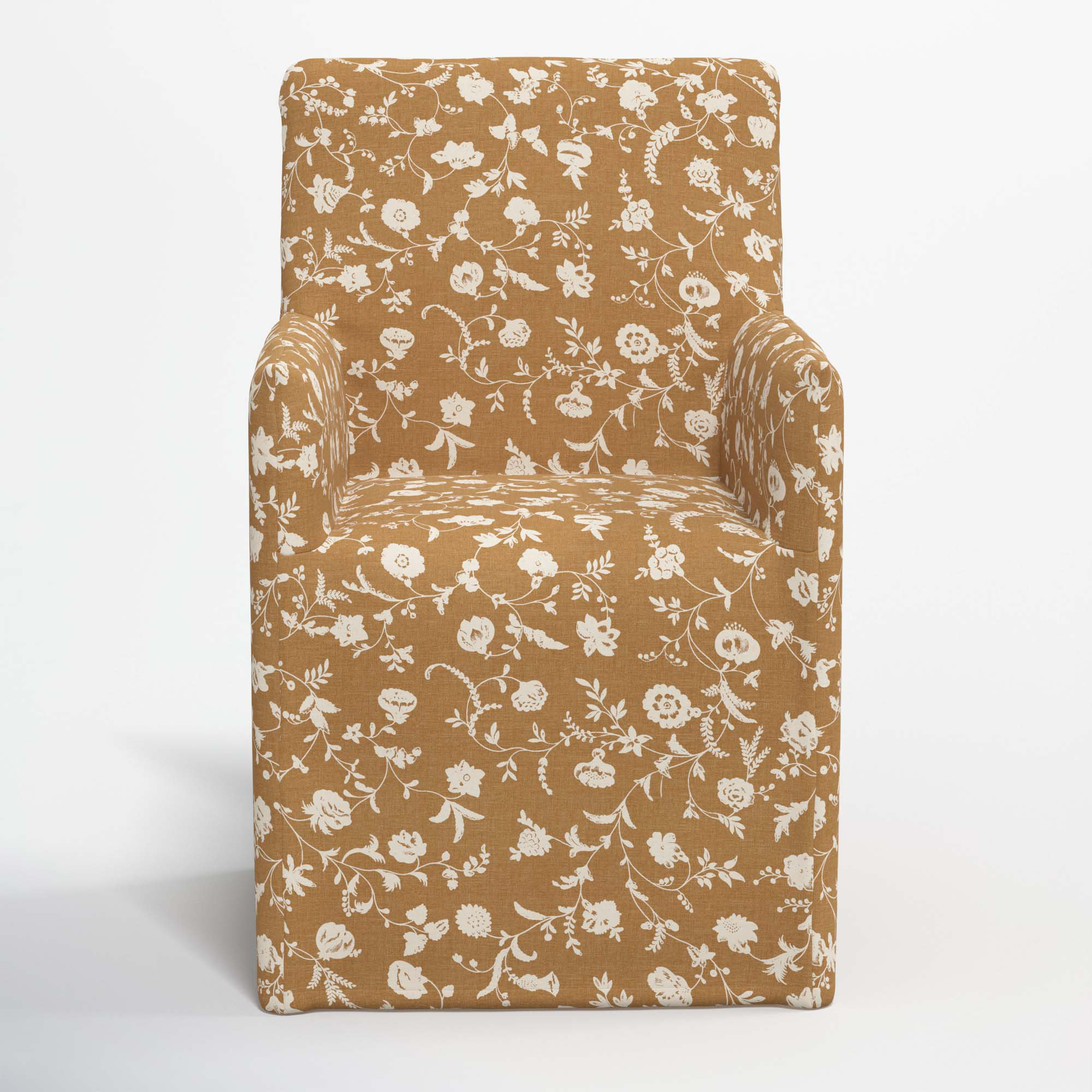 Ivanka Dining Chair, Robina Floral Ochre