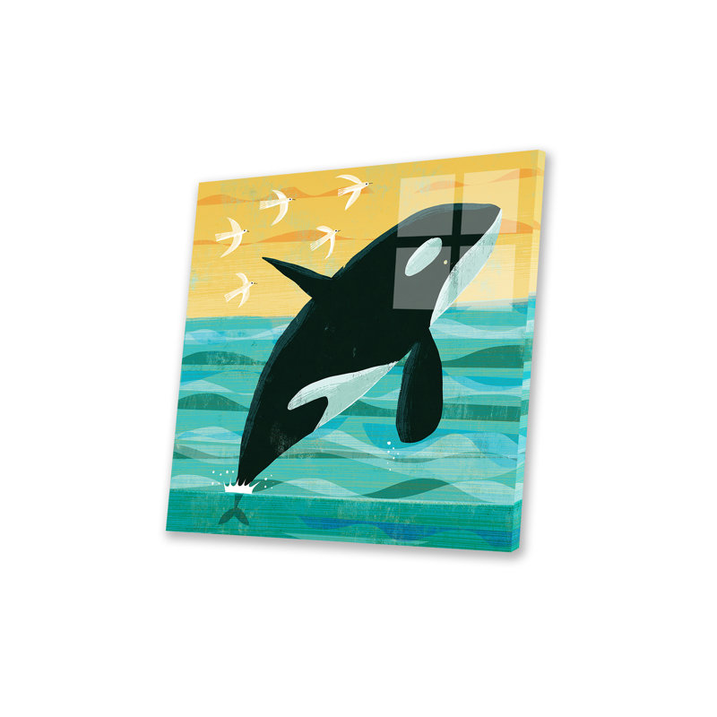 «Killer Whale On Glass» par Gareth Lucas, reproduction