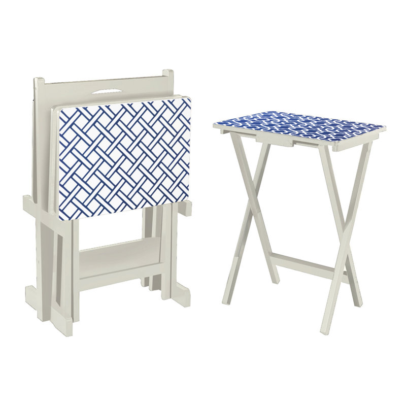 Ensemble de tables-plateaux Aneyah (ensemble de 4)