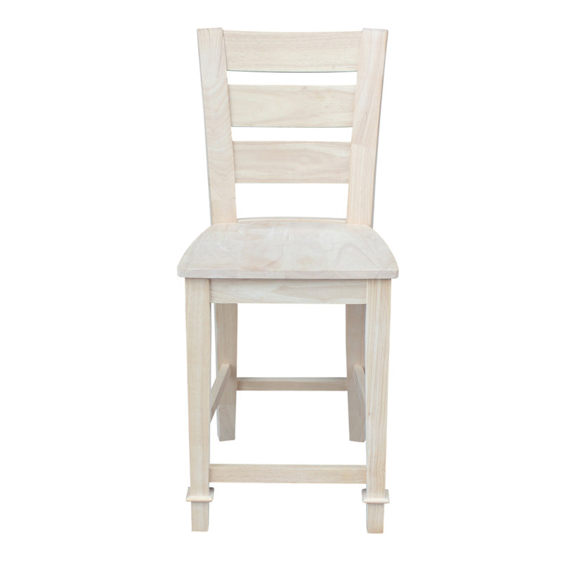 Kinnaird Solid Wood Counter Stool, Counter Stool (24" Seat Height)