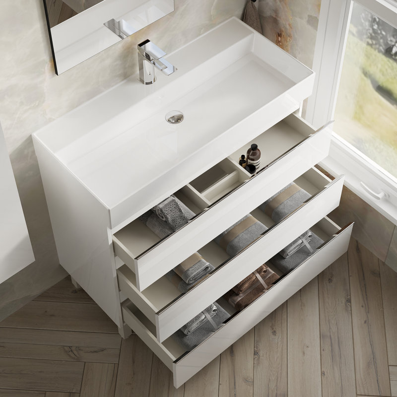 Sadeer Bathroom Vanity with Basin