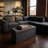 43-inch Folding Storage Ottoman Bench - End Of Bed Bench And Storage Chest With Foot Rest, Holds 660 Lbs, For Living Room, Bedroom, And Entryway, Dark Gray